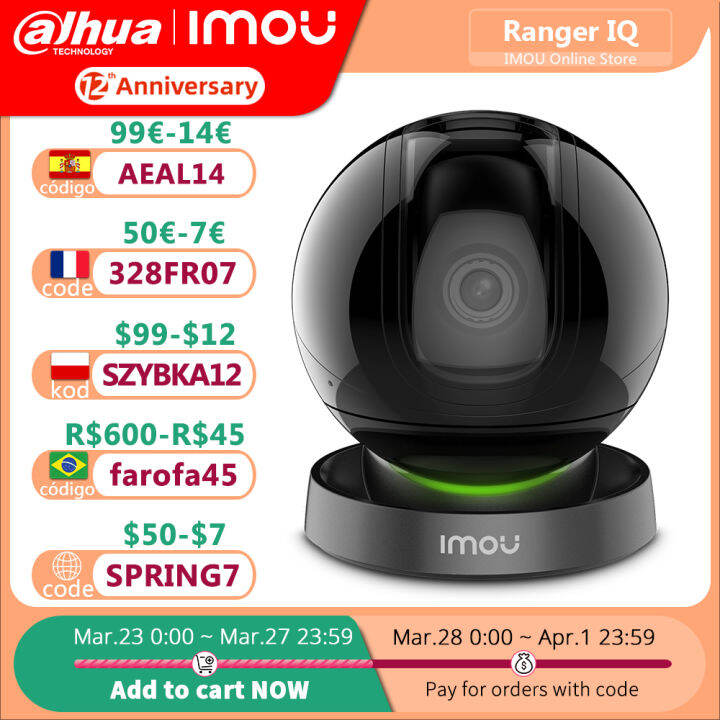 Dahua Imou Indoor PTZ IP Camera Connect Up to 32 Sensors With Siren