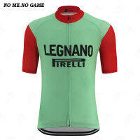 Classic Vintage Green Legnano Cycling Jersey Short Sleeve Men Road Bike Wear Clothing Quick Dry Italy Tour Bicycle Shirts Tops