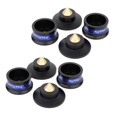 4 PCS Speaker Amplifier Shock Spikes Isolation Feet Stand Pad for Turntable Amplifier CD DAC Recorder