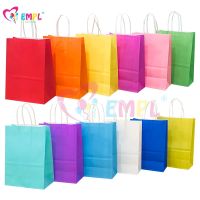 【YF】❉  5pcs Color Paper with Handle Multicolor Treat Dessert Wedding Birthday Decorations