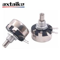 WX110 WX010 1W 22Ω 100 220 470 Ohm 1K 2K2 3K3 4K7 6K8 10K 22K 3Pin 6mm Metal Shaft Single Turn Wire Wound Potentiometer 2.2 4.7K