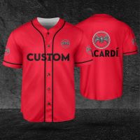 Personalized Horizonta Bacardi RedJersey Shirt, Jersey Lover Beer shirt, baseball team, Custom baseball Jersey Gift for men