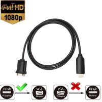 ▦♟✶ HDMI2VGA Converter Male HDMI to VGA Cable Male Adapter 1080P for Laptop PC Projector HDTV Chromebook