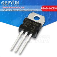 10PCS BTA24-800BW TO-200 BTA24-800 TO220 BTA24 800V 24A ในสต็อก