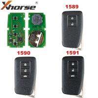 Xhorse XM กล่องใส่สมาร์ทคีย์1589 1590 1591พร้อม Xhorse XM Smart Key XSTO00EN PCB สำหรับรองรับ Toyota Re-Generate