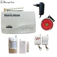 Wireless protection home Security Alarm System Kits Door Sensor Gas Leak Detector Gsm Home security Fire smoke Detector Siren Household Security Syste