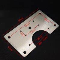 【LZ】 Steel Hinge Fixing Plate 0.8mm 9cmx5.2cm Door Fixing For Cabinet Hinge