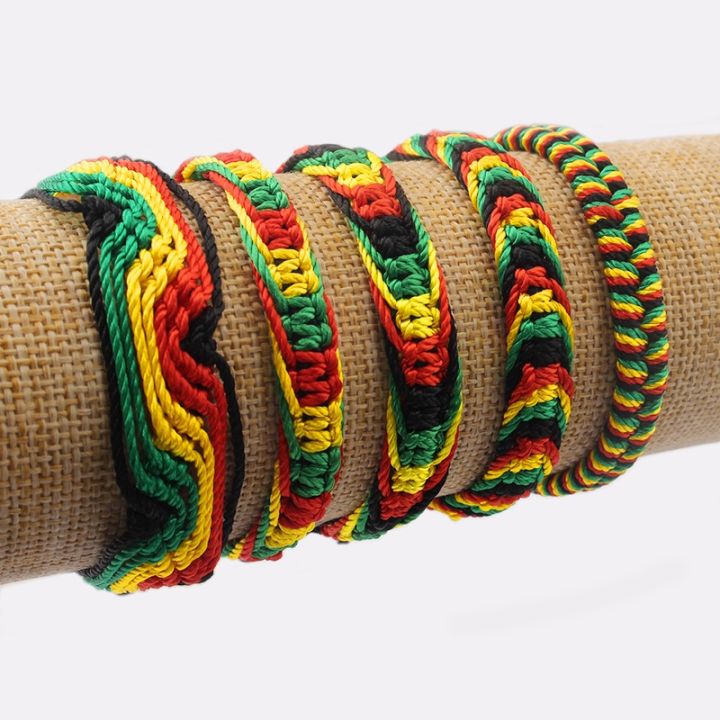 mixed-rasta-wristband-cotton-silk-jamaica-surfer-boho