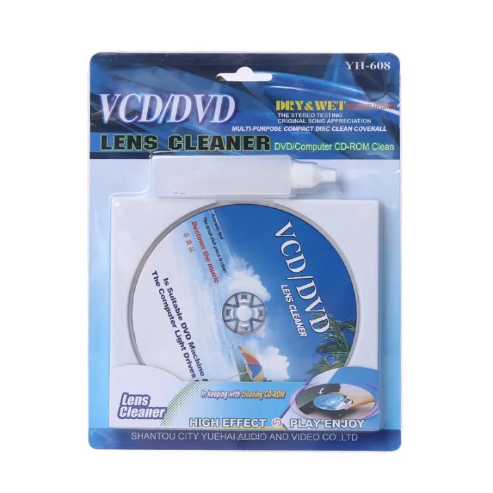 HOLD DVD Cleaning Liquid Disc Dust Remover DVD Player Cleaner Disc