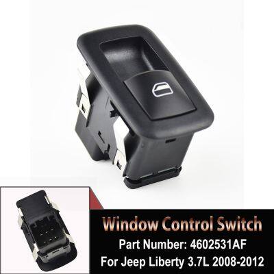 ❧ 4602531AF Car Rear Left Right Power Window Switch Button Control For Jeep Liberty Dodge Nitro 2008 - 2012 4602531AA 4602531AB