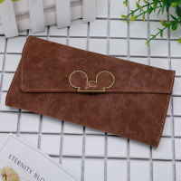 cartoon mickey coin purse girl bag coin fold women long wallet package lady Card Scrub wallet holder card Clutch