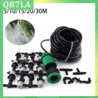 5/20/30m Garden Watering Kit 4/7mm Tube Fog Nozzles Irrigation System Misting Cooling Automatic Water Hose Set Spray QB7LA Shop