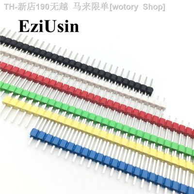 【CW】☌﹍  30Pcs 40 pin Breakable Pin Header 2.54mm Row Male PCB Strip for