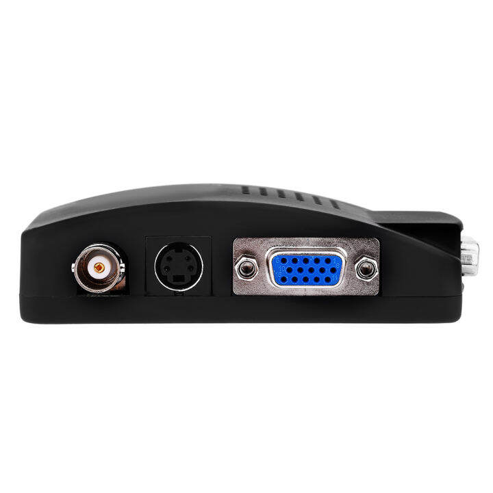 คอมโพสิตทีวี-bnc-s-video-กับ-vga-ตัวแปลงวิดีโออะแดปเตอร์สำหรับ-dvr-เรายูเคอียูเล่นปลั๊กปลั๊กและไม่ต้องใช้ซอฟต์แวร์หรือไดรเวอร์หรือไดรเวอร์ที่ต้องการความถี่ในการสแกนสูง