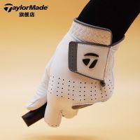 TaylorMade กีฬาและพักผ่อนระบายอากาศได้ดีและสวมสบายกอล์ฟผู้ชายนำเข้าใหม่ถุงมือกอล์ฟรูปแบบใหม่