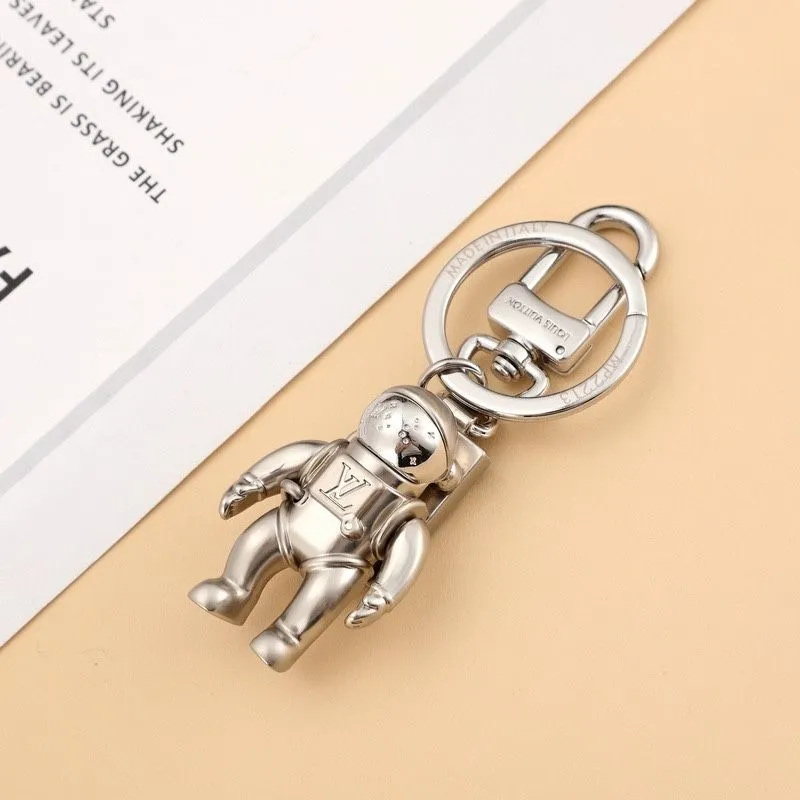 LouisˉKeychain for Women on Sale Branded Copy Original Spaceman Keychain  Men's Car Keychain Accessories Lady Bag Pendant Birthday Present Alloy  Keychain