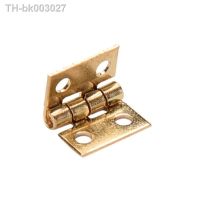 ✖ 20Pcs Mini Hinges with 80pcs Screws Wooden Jewelry Box Repair Hinge Dollhouse Cabinet Door Furniture Craft Box Folding Hinge