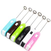 Portable Electric Egg Beater Household Kitchen Stainless Steel Coffee Milk Tea Fruit Juice Mixer Mini Cream Dispenser