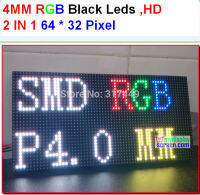 【✱2023 HOT✱】 Electroni Shop Led แบบ Smd P4แบบทำมือโมดูลความละเอียดสูงความชัดเจนสูง Led สีดำสแกน1/16 256X128มม. 64x3 2พิกเซล Rgb ภายในอาคารแผงจอแสดงผลแอลอีดี