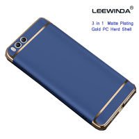 LEEWINDA เคสโทรศัพท์หรูหรา,เคสแข็งสำหรับ Xiaomi 6 6X A2 9 8 Lite 10 Pro POCO F1 Max 3 Pro MiX2S MAX2เคสโทรศัพท์เคลือบทอง PC เคลือบผิวด้านแบบ3 In 1