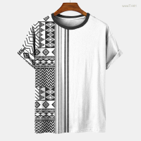 2023 NEW Mens Casual Short Sleeved Geometric Pattern T-shirt, Street Clothing, Pullover, Geometric Trend Size：s-5xl