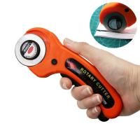 Rotary Cutter คัทเตอร์ โรตารี่ วงกลม ขนาดใหญ่ 45 mm ตัดผ้า หนัง กระดาษ