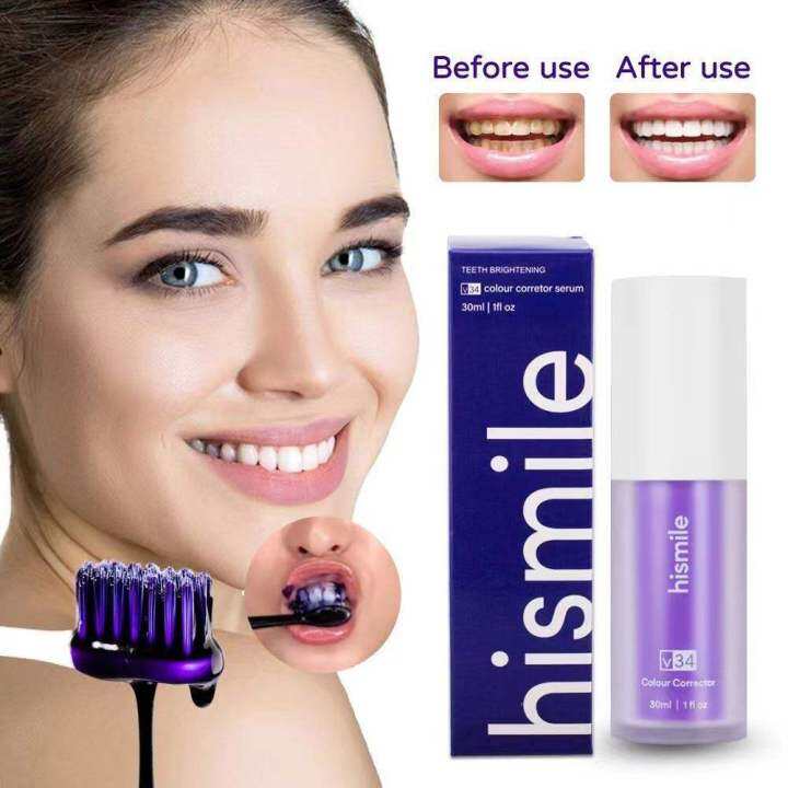 Hismile Teeth V34 Color Corrector Keep Using Lazada.co.th