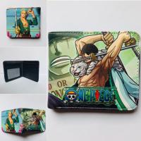 wholesale new arrival anime wallet luffyAce Cosplay PU purse men Wallet for credit cards Card Holder with coin pocket