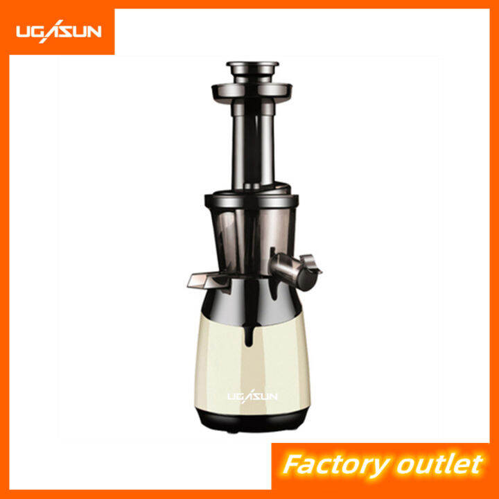 UGASUN Slow Juicer Portable Small Fruit Juicer 50rpm Mini Electric Juicer 150W Slow Chewing
