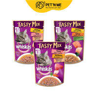 Whiskas วิสกัส เทสตี้ มิกซ์์ อาหารเปียกในเกรวี่ แบบเพ้าช์ สำหรับแมวโตทุกช่วงวัย 70 g