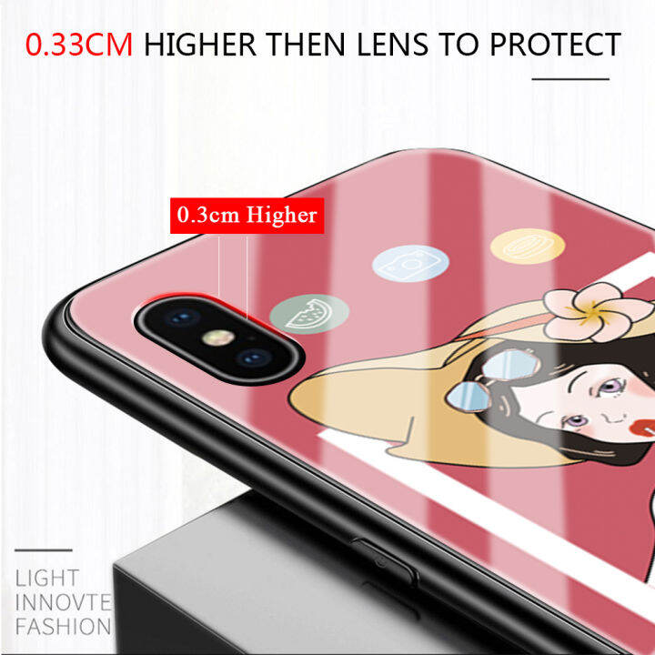 ปากกาจับจีบสำหรับ-oppo-reno10-pro-5g-เคสเคสประกบหลังแบบแข็งกระจกเทมเปอร์เคสโทรศัพท์มันวาวสุดหรูช่วงเวลาแห่งความสุขสำหรับเด็กผู้หญิงน่ารัก