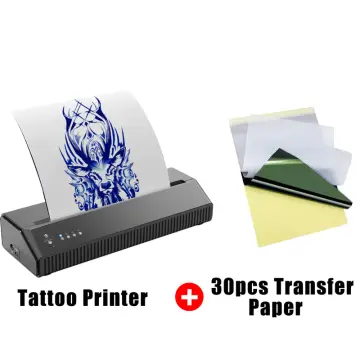 Atomus Tattoo Stencil Transfer Printer Machine With 30pcs Tattoo Transfer  Paper Thermal Stencil Maker Copier Line Drawing Printing Copier Tattoo  Suppl
