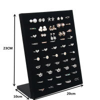 BlackGray Velvet display Case Jewelry Ring Displays Stand Board Holder Storage Box Plate Organizer 20*10*23CM