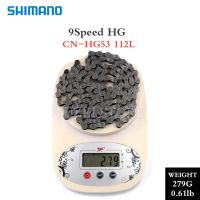 Shimano 9 Speed Chain Cn-hg53สายใช้ในจักรยาน Mtb Hg93โซ่จักรยาน Kmc Z9 X9 X9l X9sl X9ept 112/116/118 Link Silver/ สร้อยคอพร้อมล็อคเก็ตแฟชั่น9 S