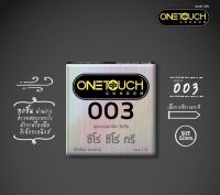 Onetouch 003  1กล่อง(3ชิ้น) ถุงยางอนามัย วันทัช003 ขนาด 52มม.