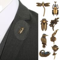 Insect Brooch Men Shirt Collar Pins Brooches Jewelry Clothing Decoration Pin Accessories