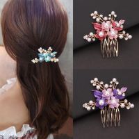 Korean Fashion New Elegant Comb Hair Lacquer Flower Hairpin Exquisite Hair Accessories