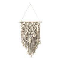 Macrame Wall Hanging Woven Tapestry Wall Home Decor Boho Chic Home Bedroom Living Room Backdrop Decoration