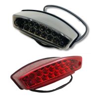 [LWF HOT]✖☈❒ Smoke Lens Universal Motorcycle Rear Brake Light 21 LED Motorbike License Plate Tail Flashers For Honda Suzuki Yamaha Kawasaki