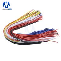 【YD】 100Pcs PCB Solder Cable  5 Color 20CM Breadboard Fly Wire Tinned Conductor