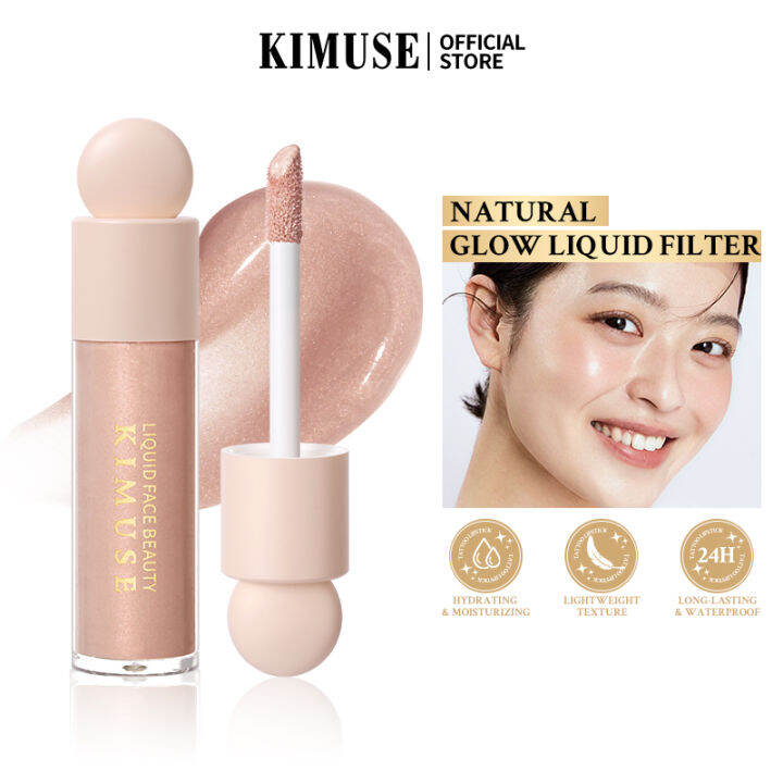 KIMUSE Natural Glow Liquid Filter High Shine Finish Tinted Highlight