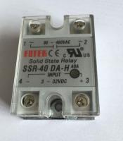 5ชิ้น90-480VAC 3-32VDC 40A SSR-40DA-H โมดูลโซลิดสเตทรีเลย์พร้อมพลาสติกคลุม