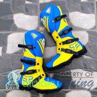 LOKAL SV Best Quality Premium Local MX Motocross MX Trail Boots - Yellow Blue