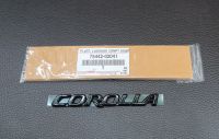 โลโก้ COROLLA สีดำเงา (PIANO BLACK) ใส่กับโตโยต้า โคโลล่าอัลตีส ปี 2007-2013  ToYoTa Corolla Altis ปี 2007-2013