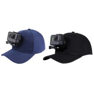 2x PULUZ for Go Pro Accessories Outdoor Sun Hat Topi Baseball Cap with Holder Mount for GoPro HERO5 HERO4 Session HERO 5 4 3 2 1(Blue&Black) thumbnail