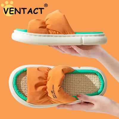 ขายดีที่สุด ioztt2023 - /♨○ VENTACT New Slippers 2023 Thick Bottom Color Shoes Woman Fashion Couple Footwear Size 36-45