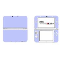 สีม่วงบริสุทธิ์เต็มปกรูปลอกสติกเกอร์ผิวสำหรับใหม่3DS XL สกินสติกเกอร์สำหรับใหม่3DS LL ไวนิลป้องกันผิวสติ๊กเกอร์