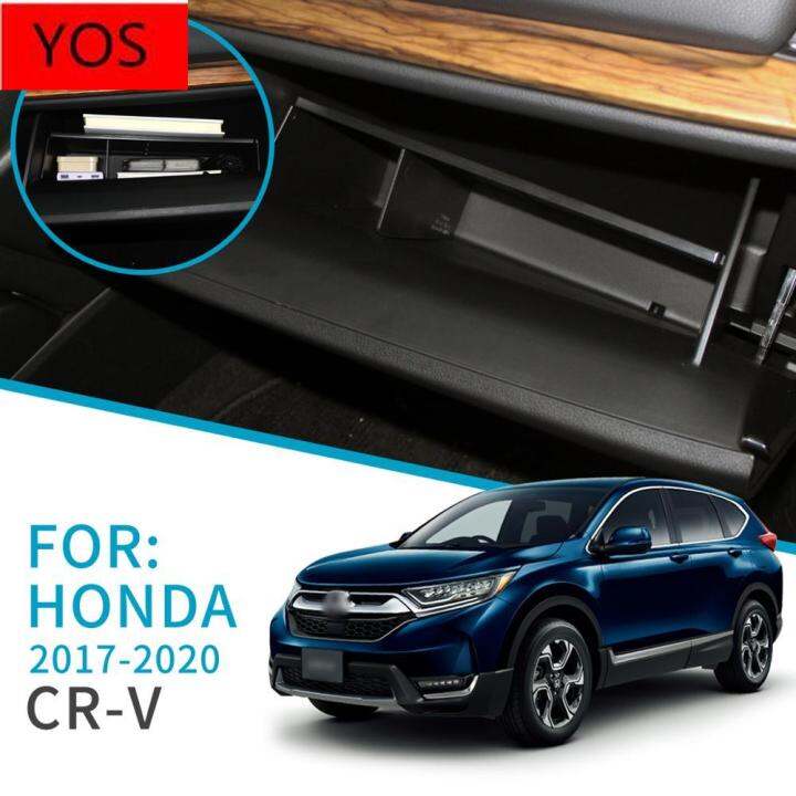 เหมาะสำหรับกล่องถุงมือช่วงเวลาการจัดเก็บสำหรับ-honda-cr-v-2017-2018-2019-crv-กล่องเก็บของกล่องเก็บของหน้าคอนโซลนักบินกลางกล่องเก็บของ