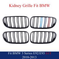 Front Kidney Grill Gloss Black M Color Fit BMW 3 Series LCI E92 E93 M3 2010 - 2013 325xi 320i 325i 325i 328i 330i 335i xDrive