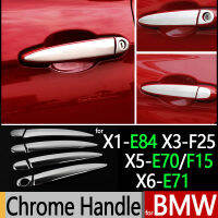 สำหรับ BMW E84 X3 F25 X5 X1 F15 X6 E71อุปกรณ์เสริม Chrome มือจับประตูสแตนเลสครอบคลุม2011 2012 2013 2014รถจัดแต่งทรงผม